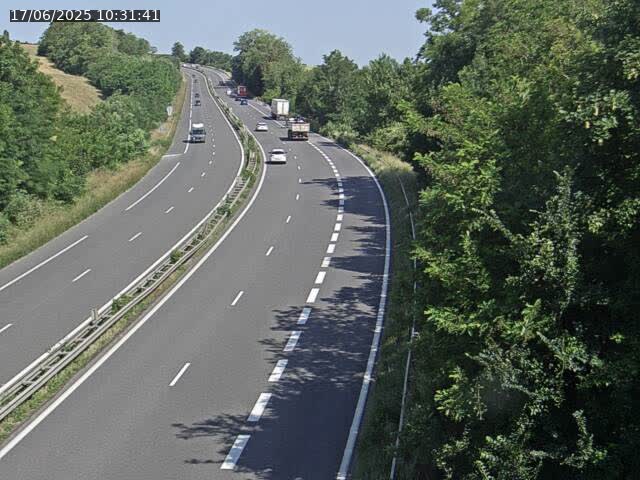Caméra autoroute France - A33, Rosières direction Lunéville