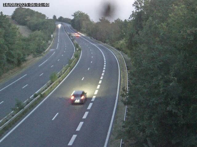 Caméra autoroute France - A33, Rosières direction Lunéville