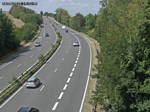 Caméra autoroute France - A33, Rosières direction Lunéville