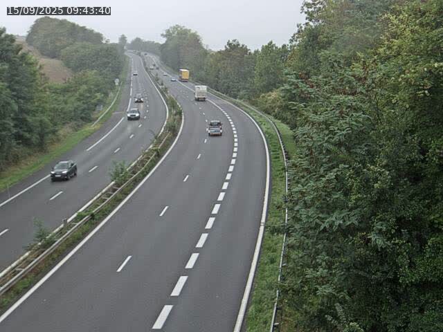 Caméra autoroute France - A33, Rosières direction Lunéville
