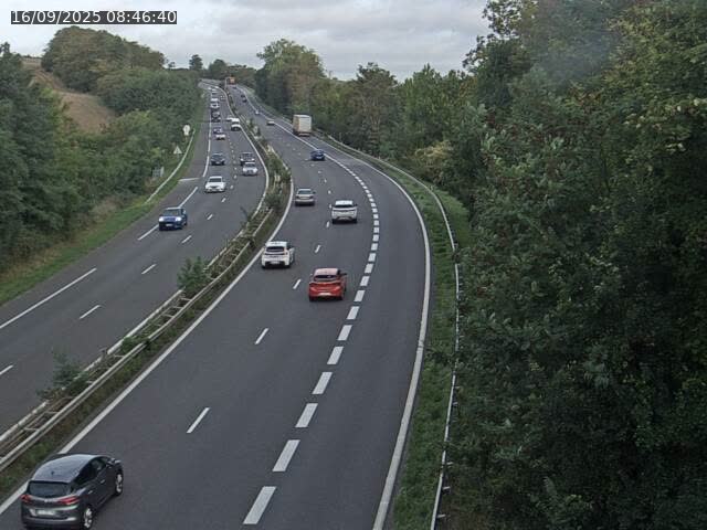 Caméra autoroute France - A33, Rosières direction Lunéville