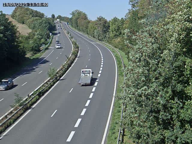 Caméra autoroute France - A33, Rosières direction Lunéville