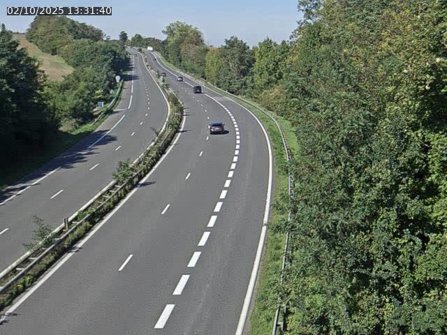 Caméra autoroute France - A33, Rosières direction Lunéville