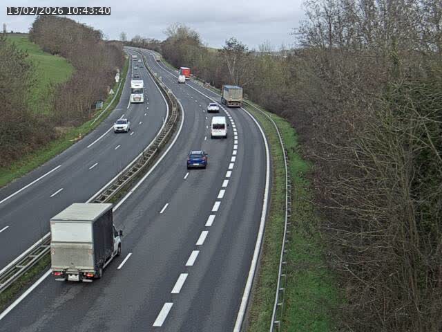 <h2>Caméra autoroute France - A33, Rosières direction Lunéville</h2>