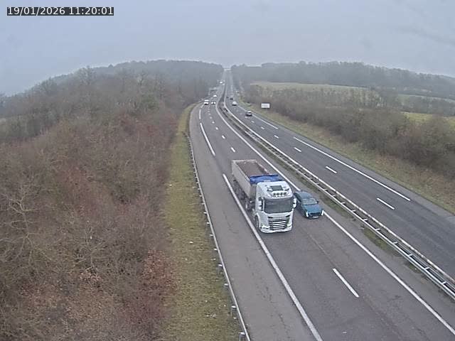 <h2>Caméra autoroute France - A33, Saint-Nicolas-de-Port direction Lunéville</h2>