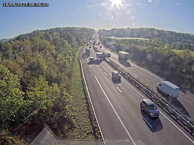 <h2>Caméra autoroute France - A33, Saint-Nicolas-de-Port direction Lunéville</h2>