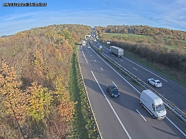 <h2>Caméra autoroute France - A33, Saint-Nicolas-de-Port direction Lunéville</h2>
