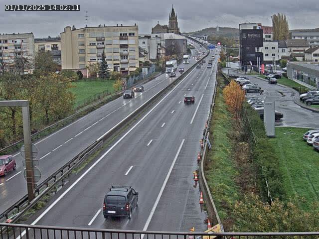 <h2>Caméra autoroute France - A31, Thionville direction Metz</h2>
