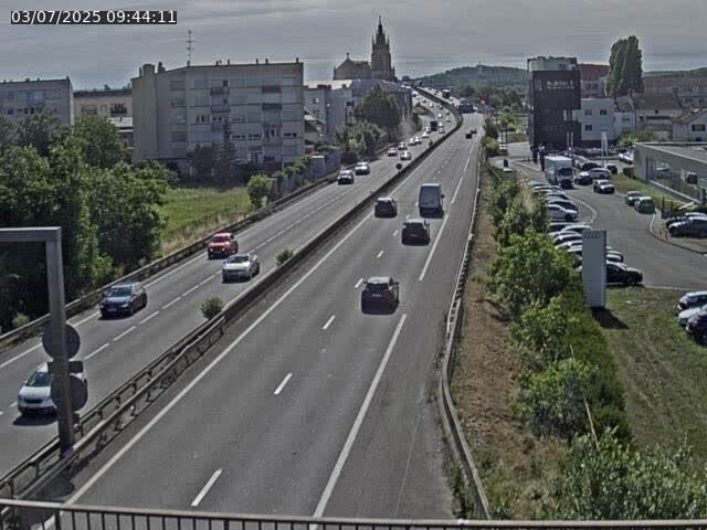 <h2>Caméra autoroute France - A31, Thionville direction Metz</h2>