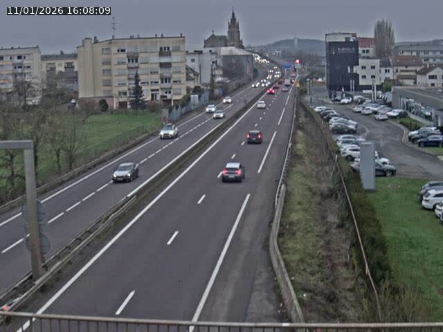 <h2>Caméra autoroute France - A31, Thionville direction Metz</h2>