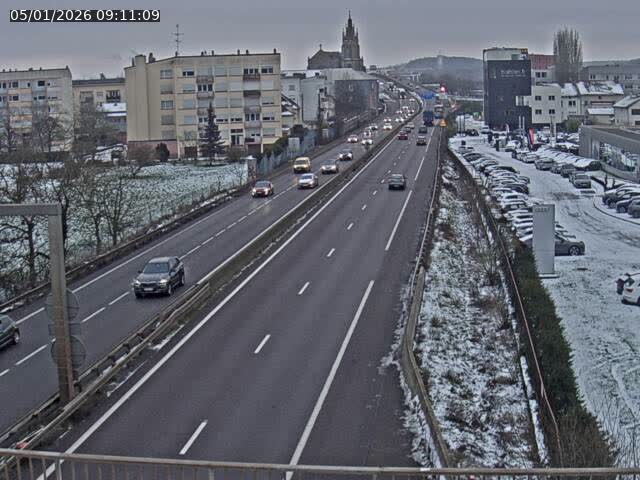 <h2>Caméra autoroute France - A31, Thionville direction Metz</h2>