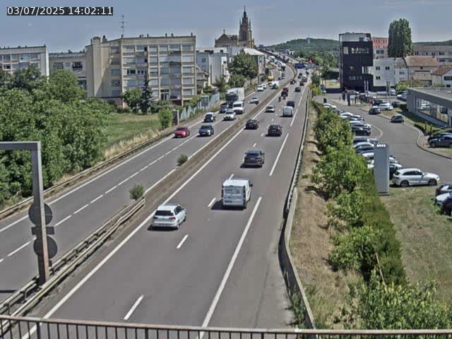 <h2>Caméra autoroute France - A31, Thionville direction Metz</h2>