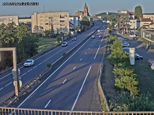 <h2>Caméra autoroute France - A31, Thionville direction Metz</h2>