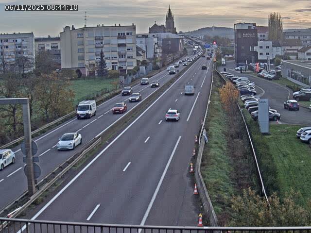 Caméra autoroute France - A31, Thionville direction Metz