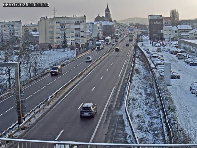 <h2>Caméra autoroute France - A31, Thionville direction Metz</h2>