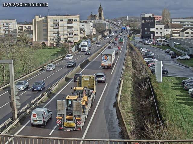 <h2>Caméra autoroute France - A31, Thionville direction Metz</h2>