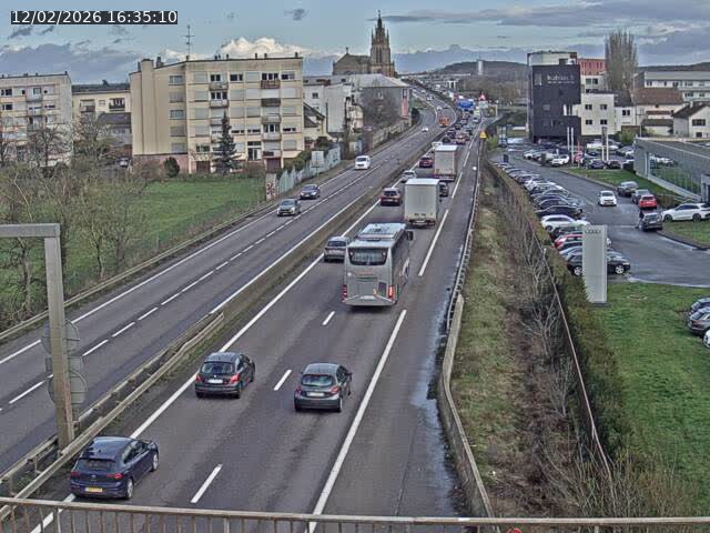 Caméra autoroute France - A31, Thionville direction Metz