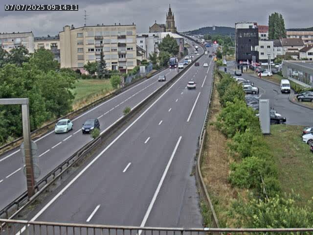 Caméra autoroute France - A31, Thionville direction Metz