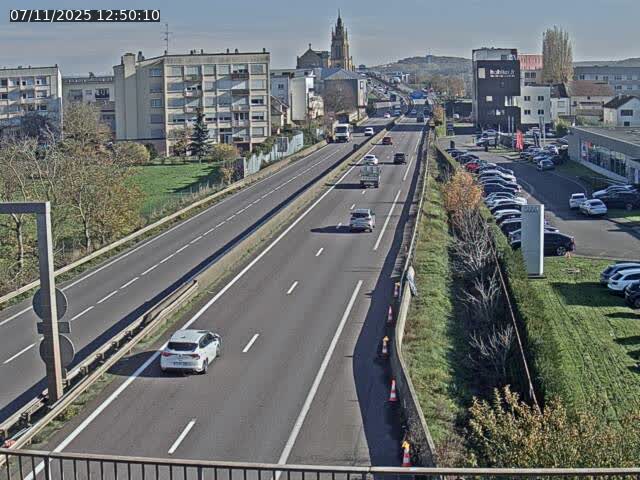 <h2>Caméra autoroute France - A31, Thionville direction Metz</h2>
