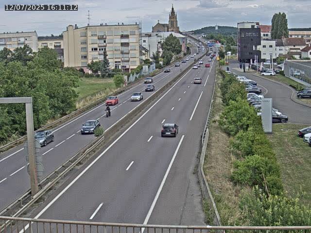 Caméra autoroute France - A31, Thionville direction Metz