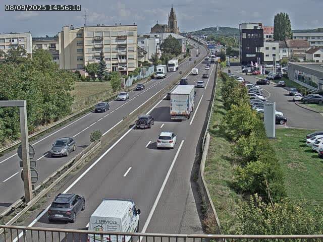 <h2>Caméra autoroute France - A31, Thionville direction Metz</h2>