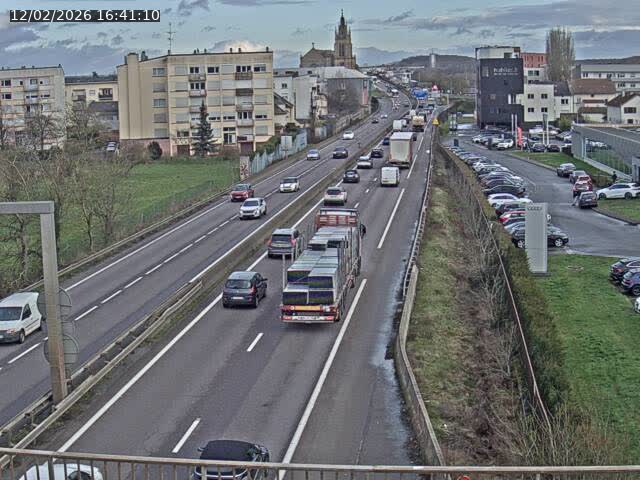 <h2>Caméra autoroute France - A31, Thionville direction Metz</h2>