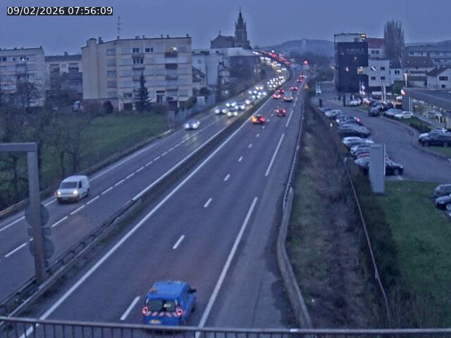 Caméra autoroute France - A31, Thionville direction Metz