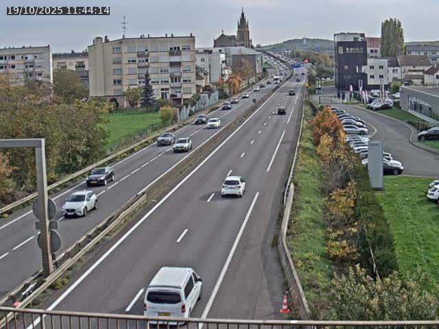 <h2>Caméra autoroute France - A31, Thionville direction Metz</h2>