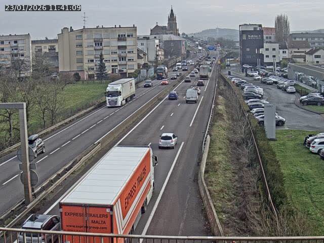 <h2>Caméra autoroute France - A31, Thionville direction Metz</h2>