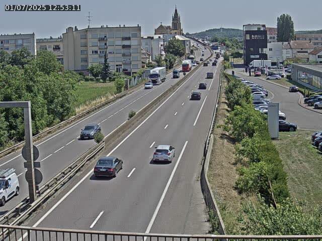 Caméra autoroute France - A31, Thionville direction Metz