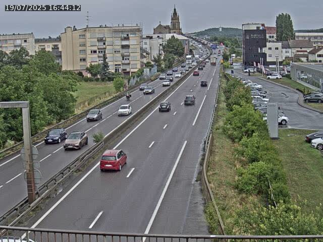 Caméra autoroute France - A31, Thionville direction Metz