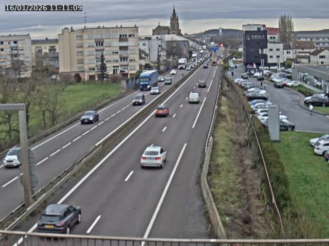 <h2>Caméra autoroute France - A31, Thionville direction Metz</h2>