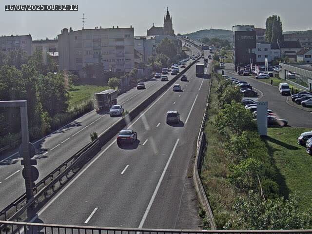 Caméra autoroute France - A31, Thionville direction Metz