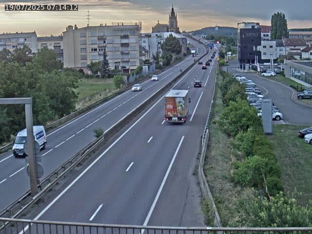 Caméra autoroute France - A31, Thionville direction Metz
