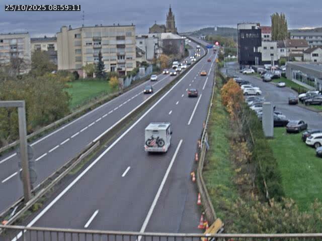 <h2>Caméra autoroute France - A31, Thionville direction Metz</h2>