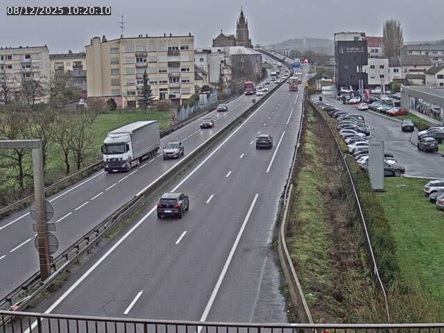 Caméra autoroute France - A31, Thionville direction Metz