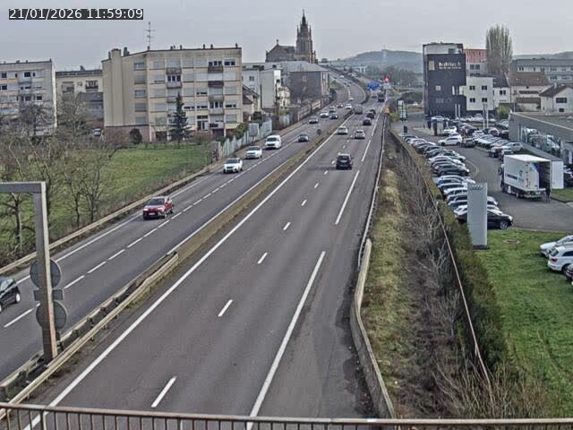 <h2>Caméra autoroute France - A31, Thionville direction Metz</h2>