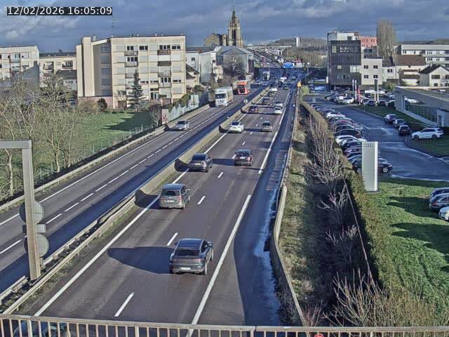 <h2>Caméra autoroute France - A31, Thionville direction Metz</h2>