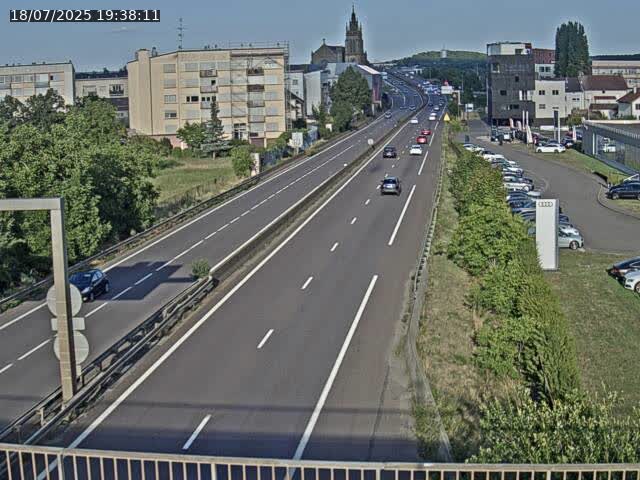 <h2>Caméra autoroute France - A31, Thionville direction Metz</h2>