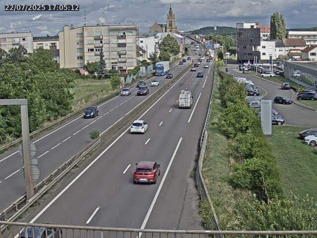 <h2>Caméra autoroute France - A31, Thionville direction Metz</h2>
