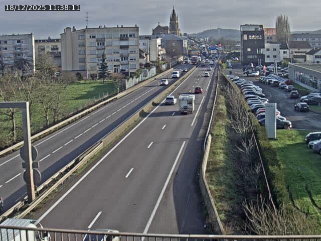 Caméra autoroute France - A31, Thionville direction Metz