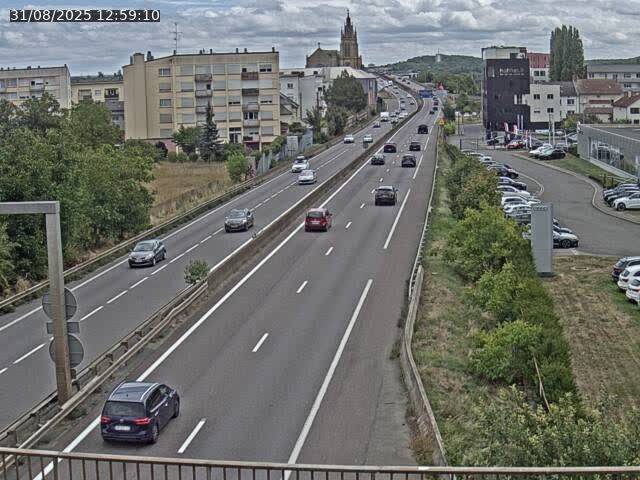Caméra autoroute France - A31, Thionville direction Metz