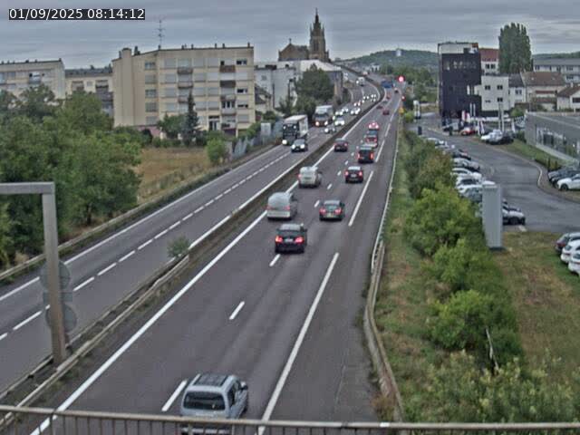 Caméra autoroute France - A31, Thionville direction Metz
