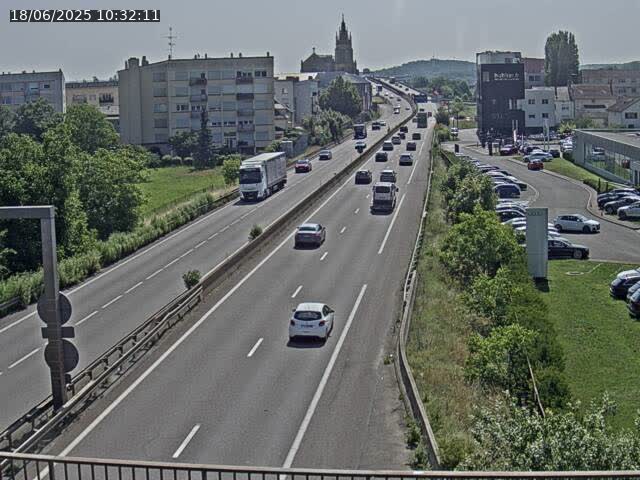 Caméra autoroute France - A31, Thionville direction Metz