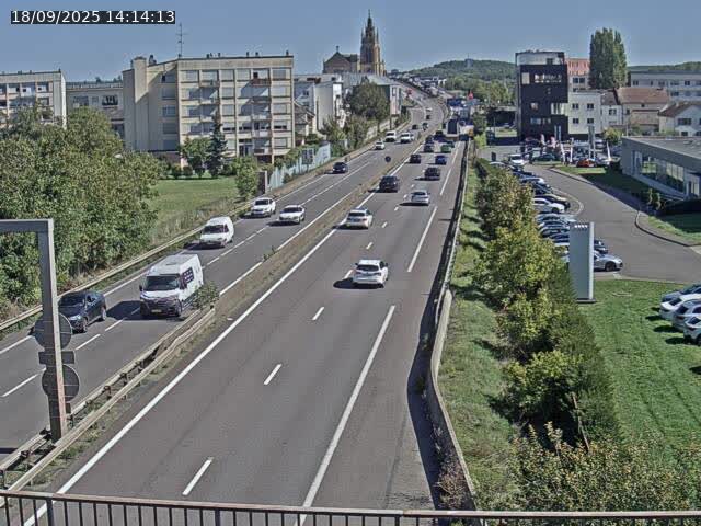 <h2>Caméra autoroute France - A31, Thionville direction Metz</h2>