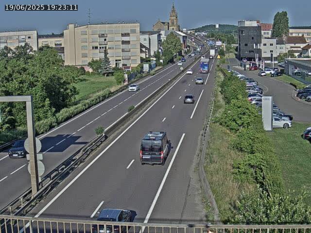 Caméra autoroute France - A31, Thionville direction Metz