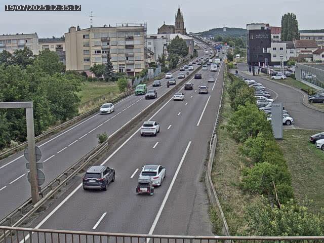 Caméra autoroute France - A31, Thionville direction Metz