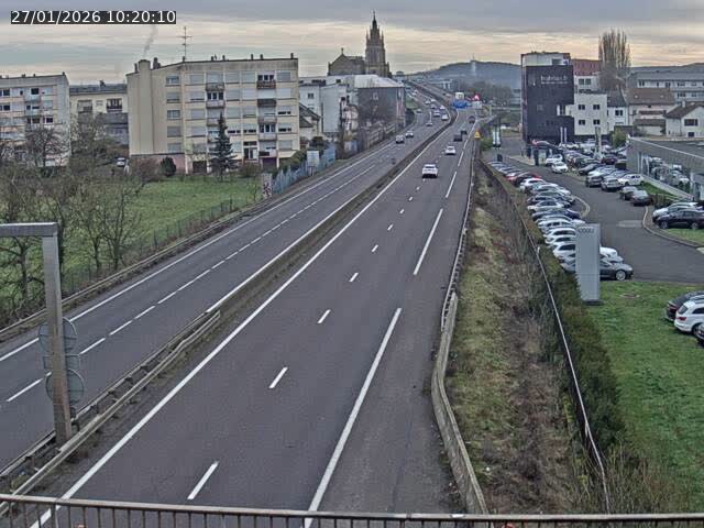 <h2>Caméra autoroute France - A31, Thionville direction Metz</h2>