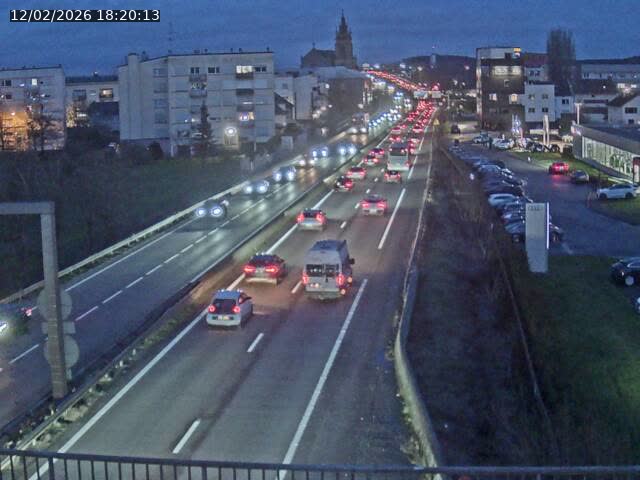 <h2>Caméra autoroute France - A31, Thionville direction Metz</h2>