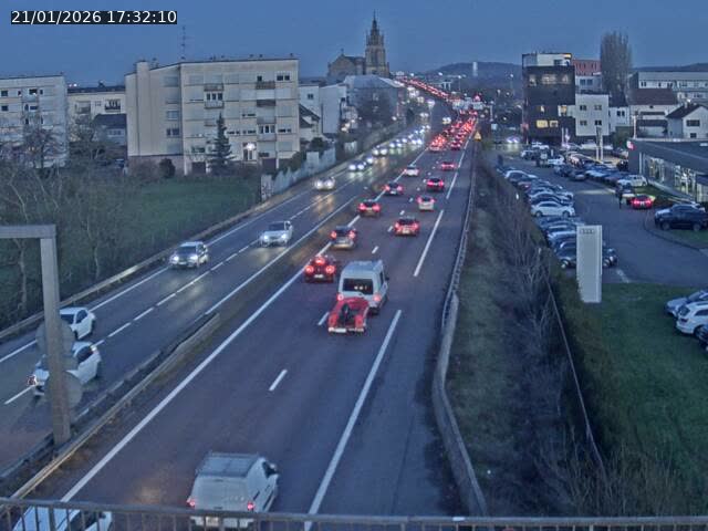 <h2>Caméra autoroute France - A31, Thionville direction Metz</h2>